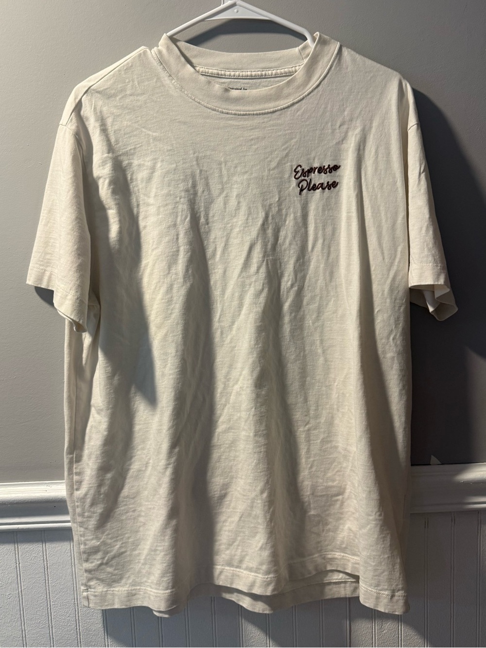 Abercrombie Oversized Espresso Martini Shirt Medium